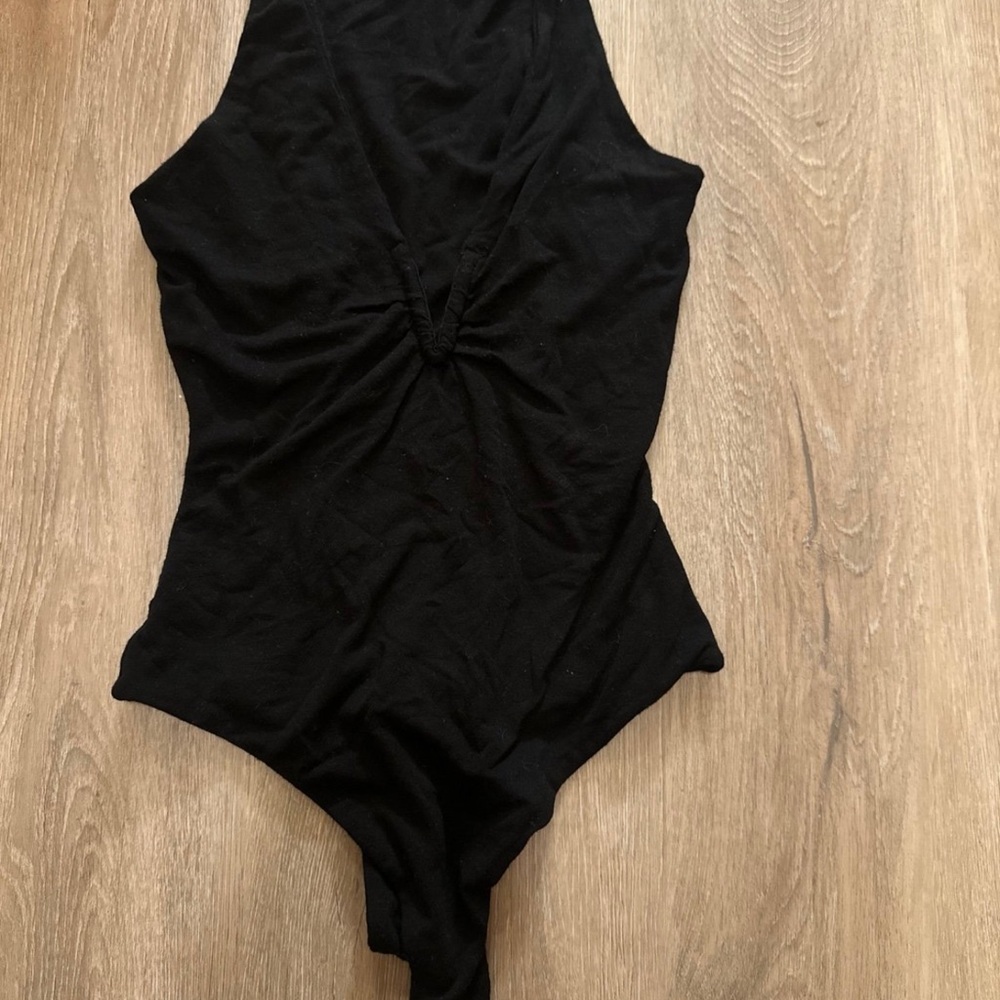 Naked Wardrobe Classic Black Bodysuit